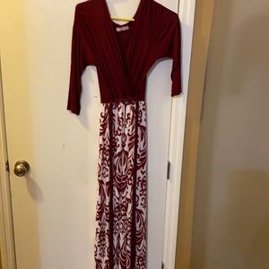 Women’s pink lily size large maxis dress